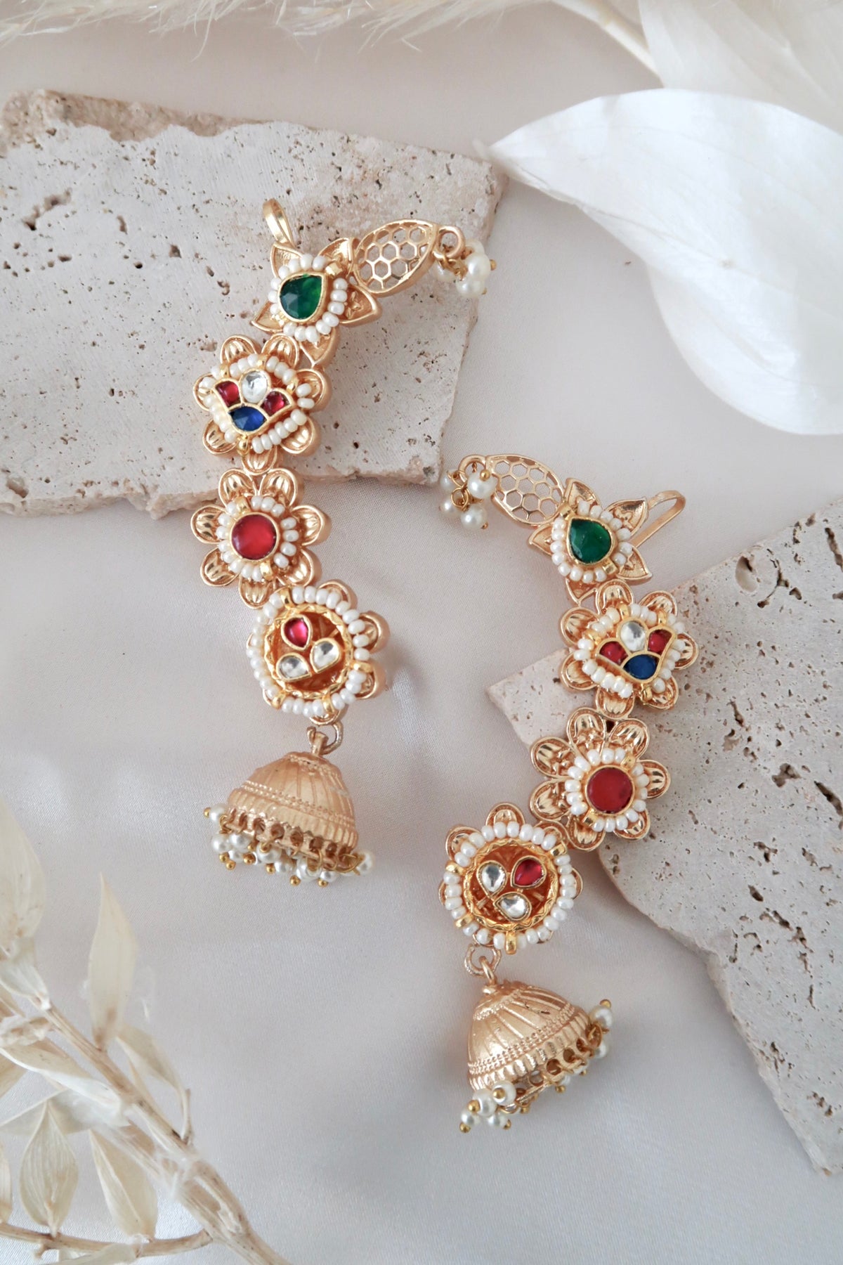 Ziva Kundan Earrings
