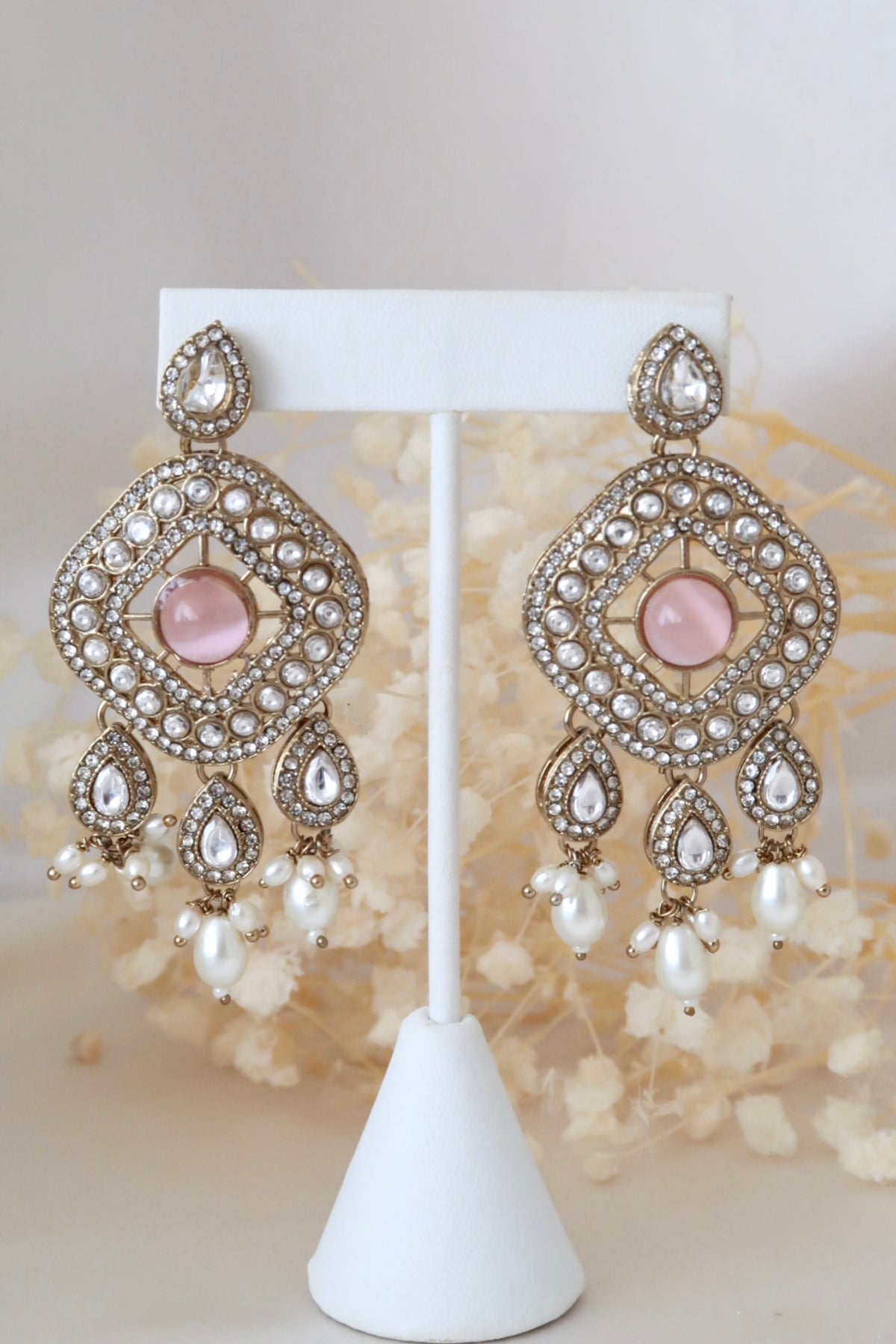 Aira Choker Set (Baby Pink)