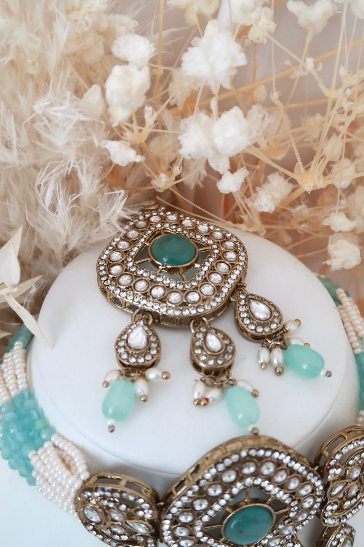 Aira Choker Set (Blue)