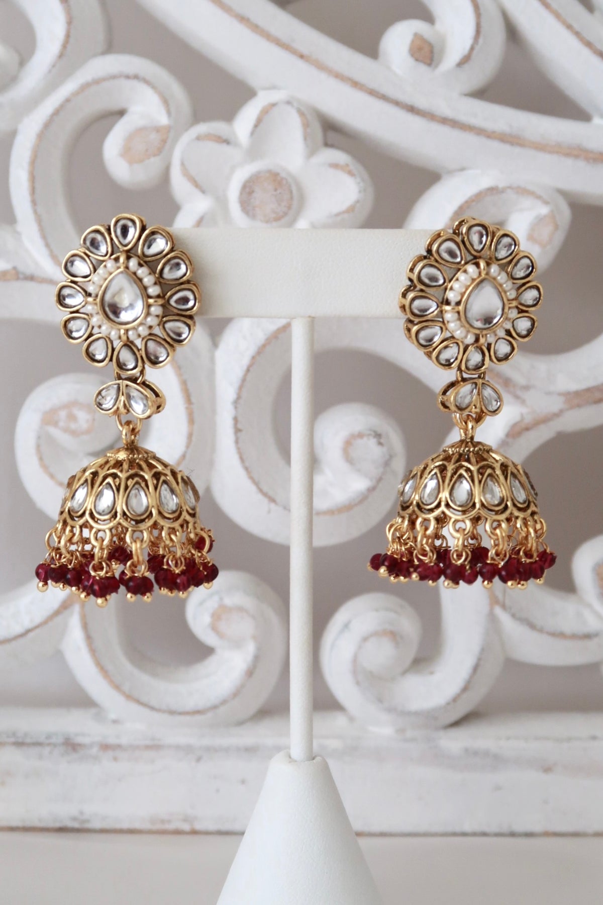 Gulzaar Choker Set (Plum)