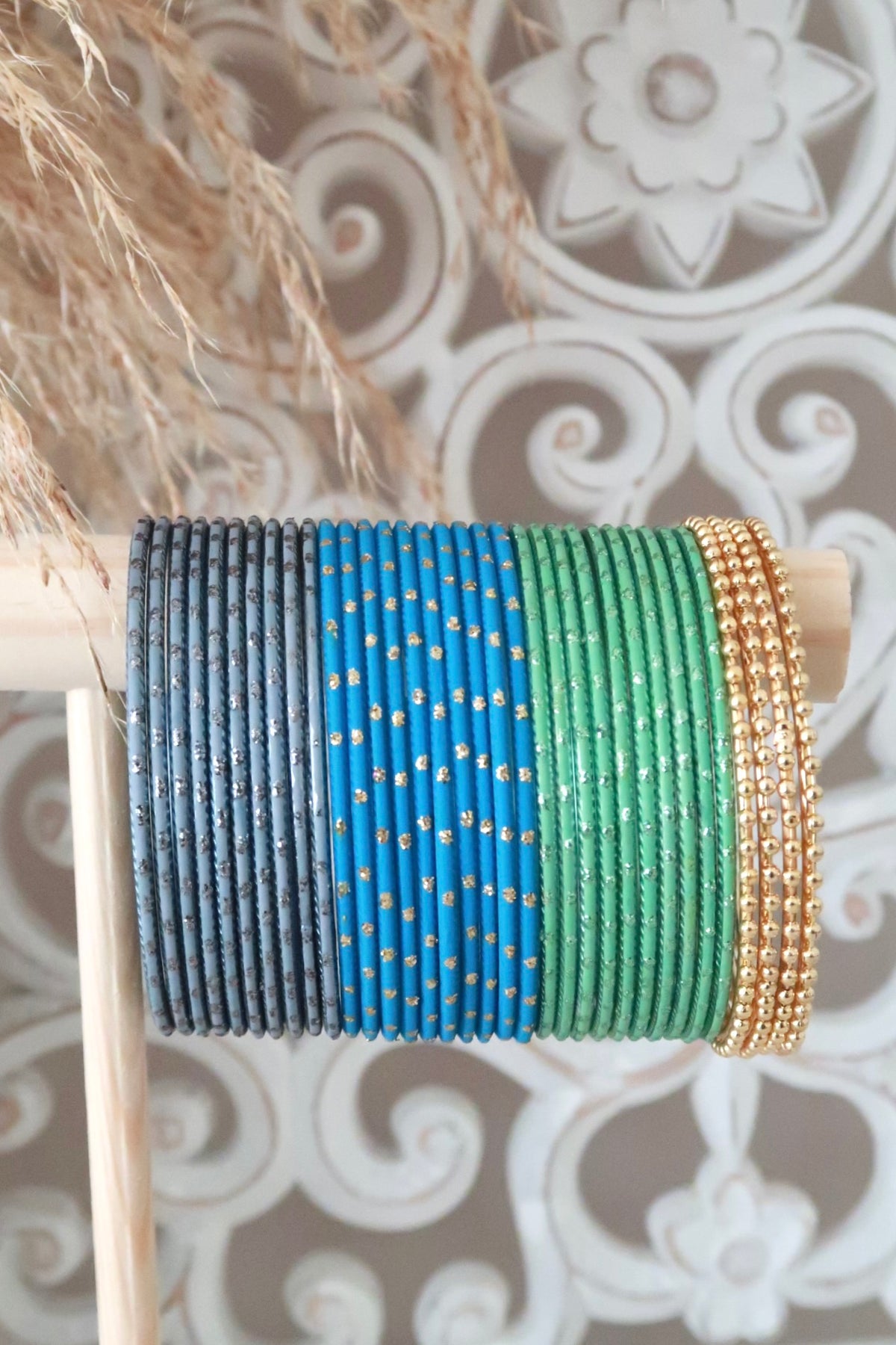 Coastal Mist Bangle Stack