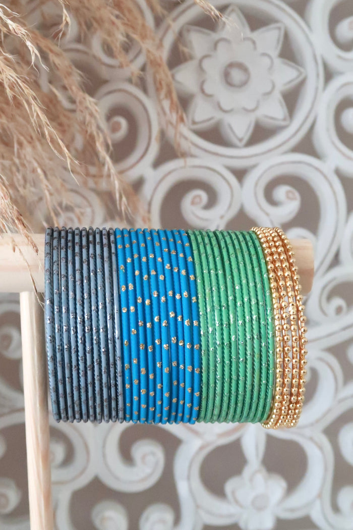 Coastal Mist Bangle Stack