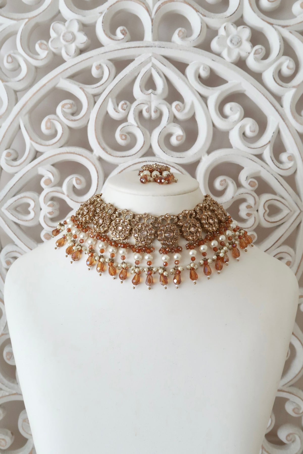 Daneen Necklace Set (Champagne)