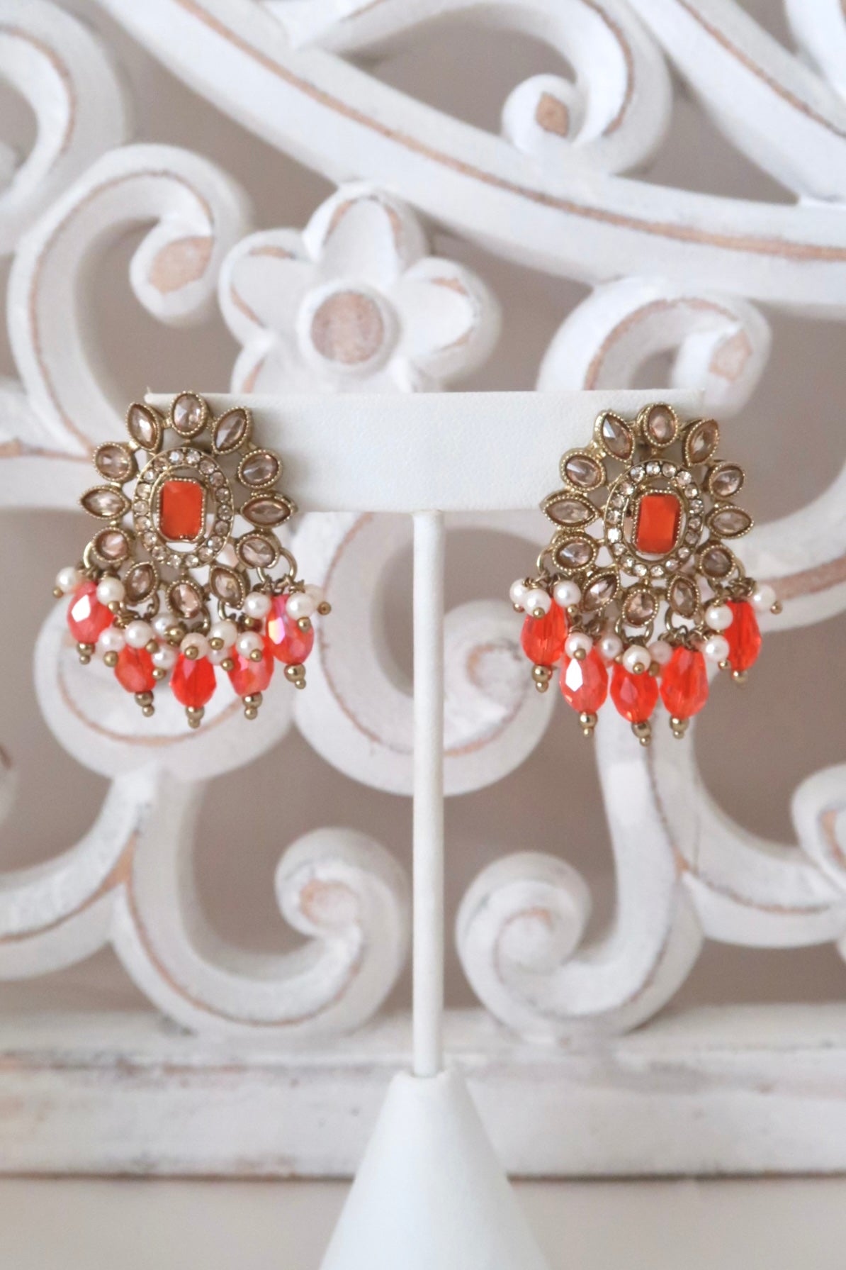 Elara Choker Set (Orange)