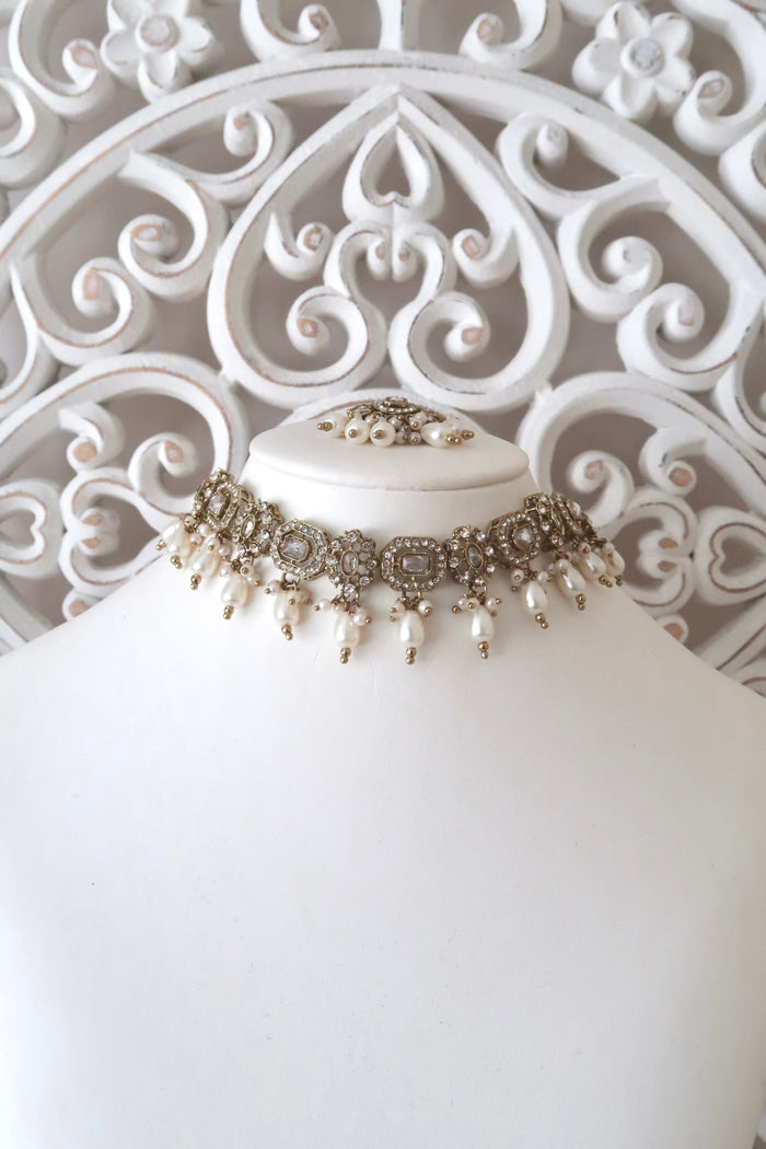 Elara Choker Set (Gold/Silver)