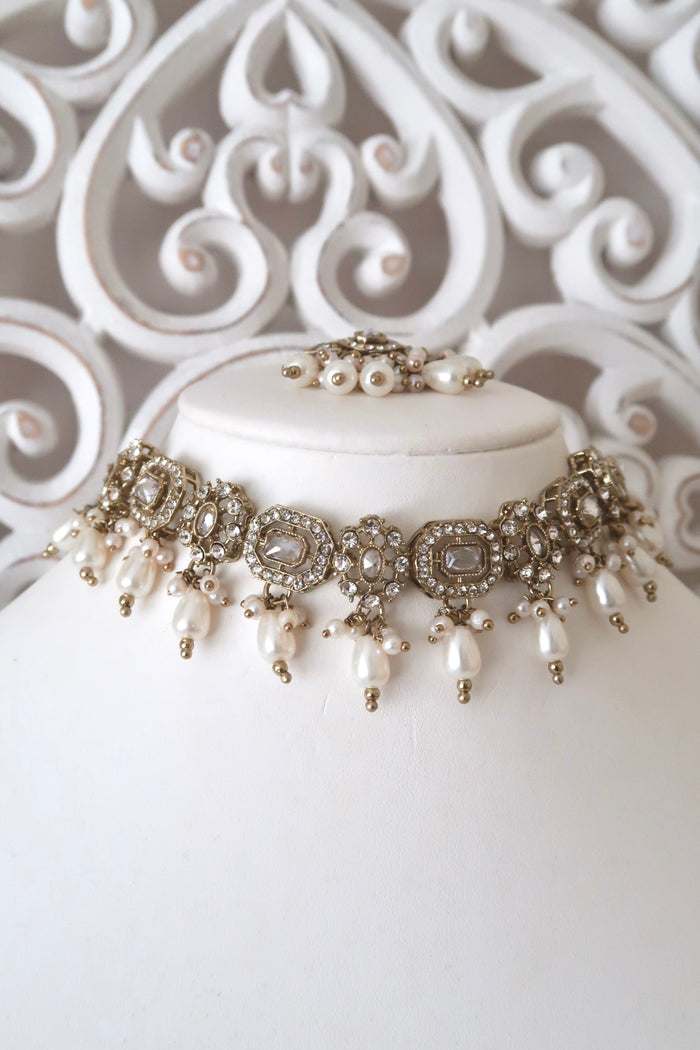 Elara Choker Set (Gold/Silver)