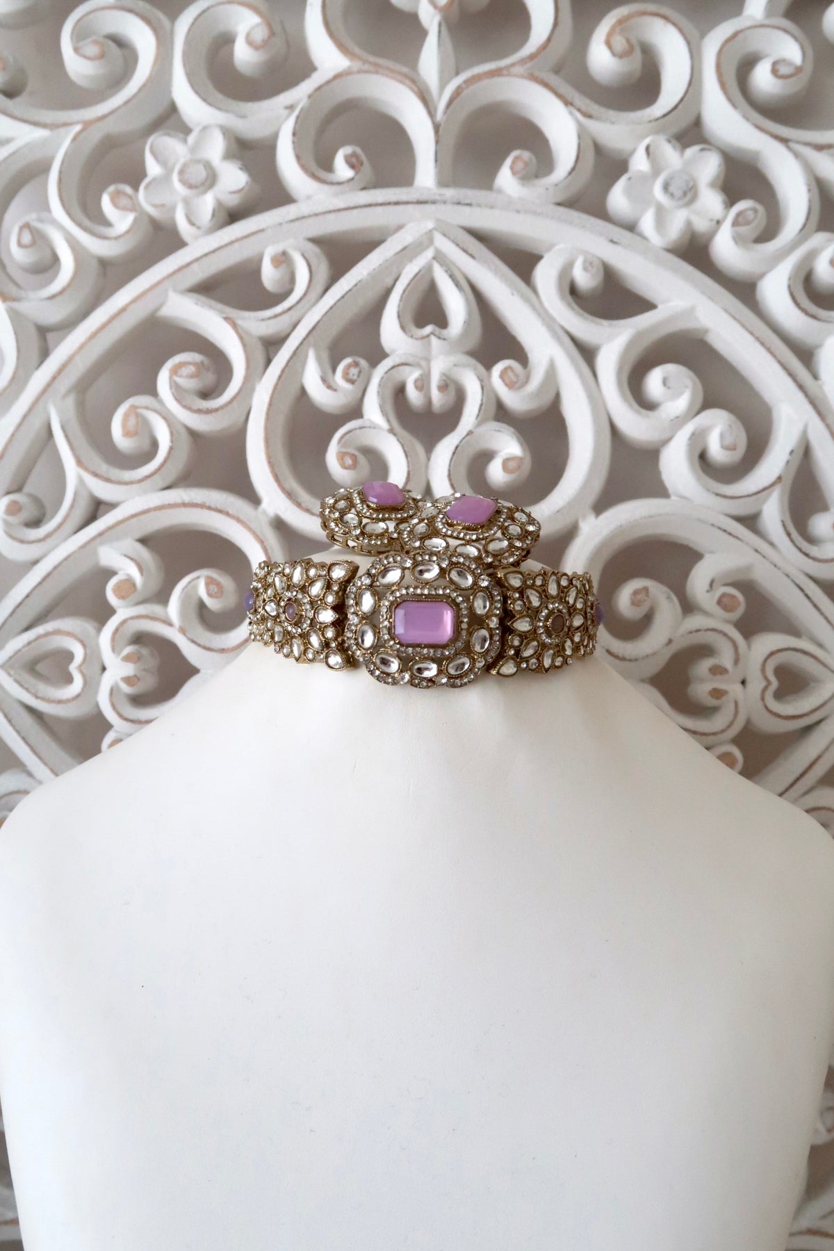 Meher Choker Set (Pink)