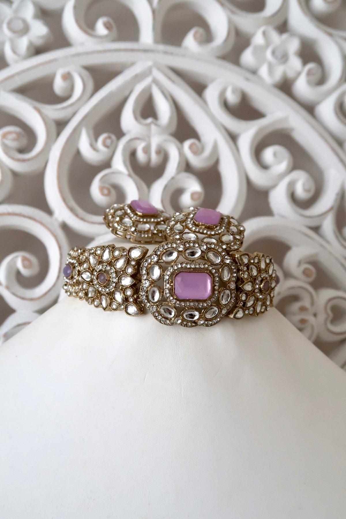 Meher Choker Set (Pink)