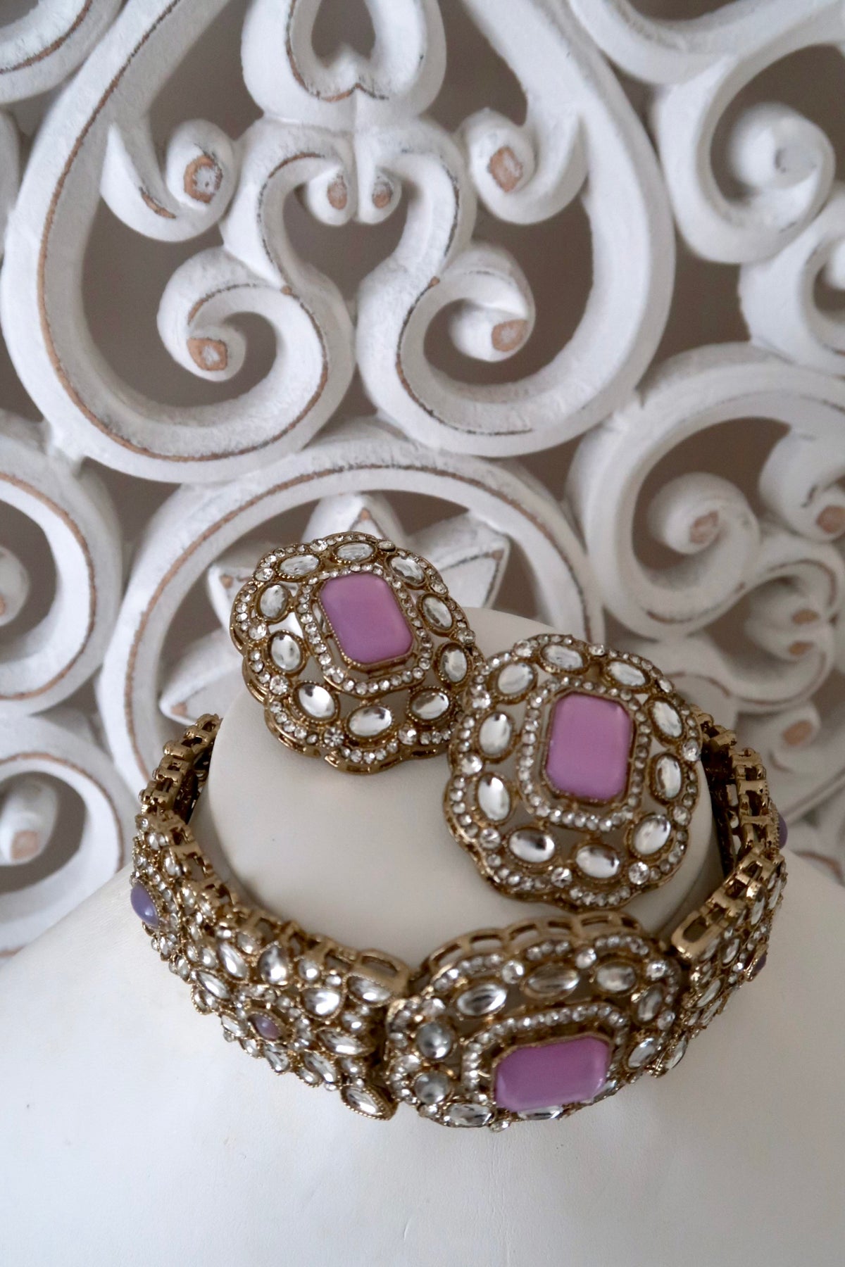 Meher Choker Set (Pink)