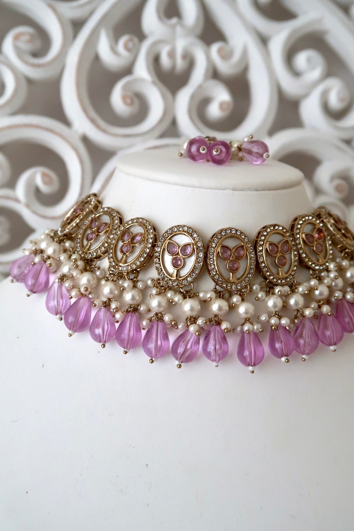 Sorelle Necklace Set (Lilac)