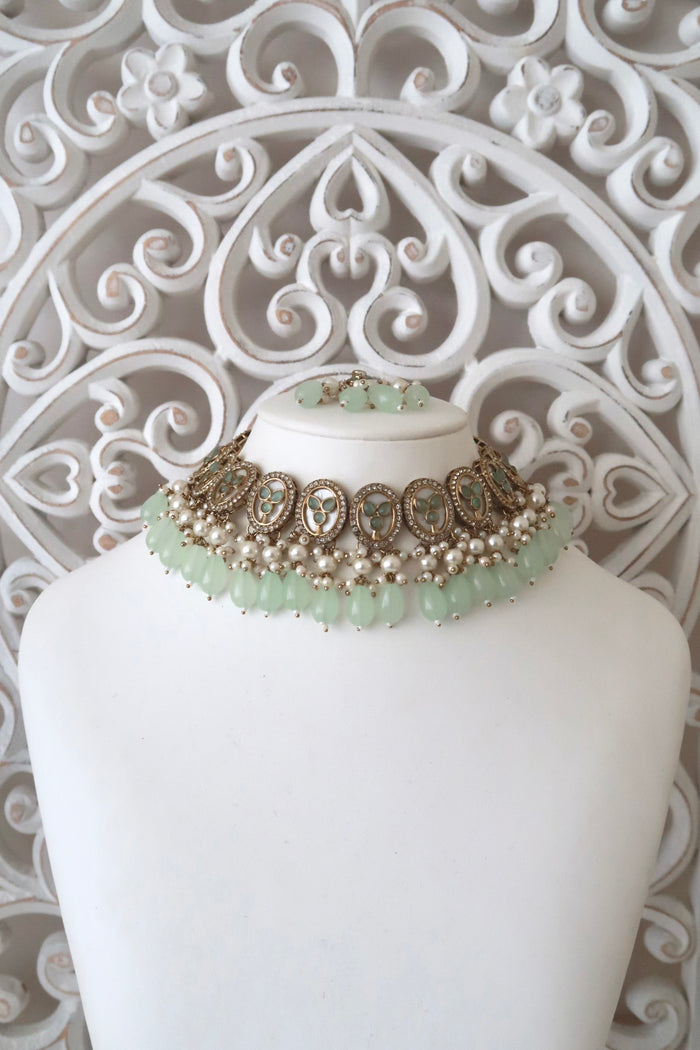 Sorelle Necklace Set (Mint)