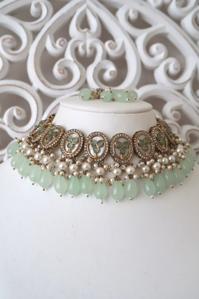 Sorelle Necklace Set (Mint)