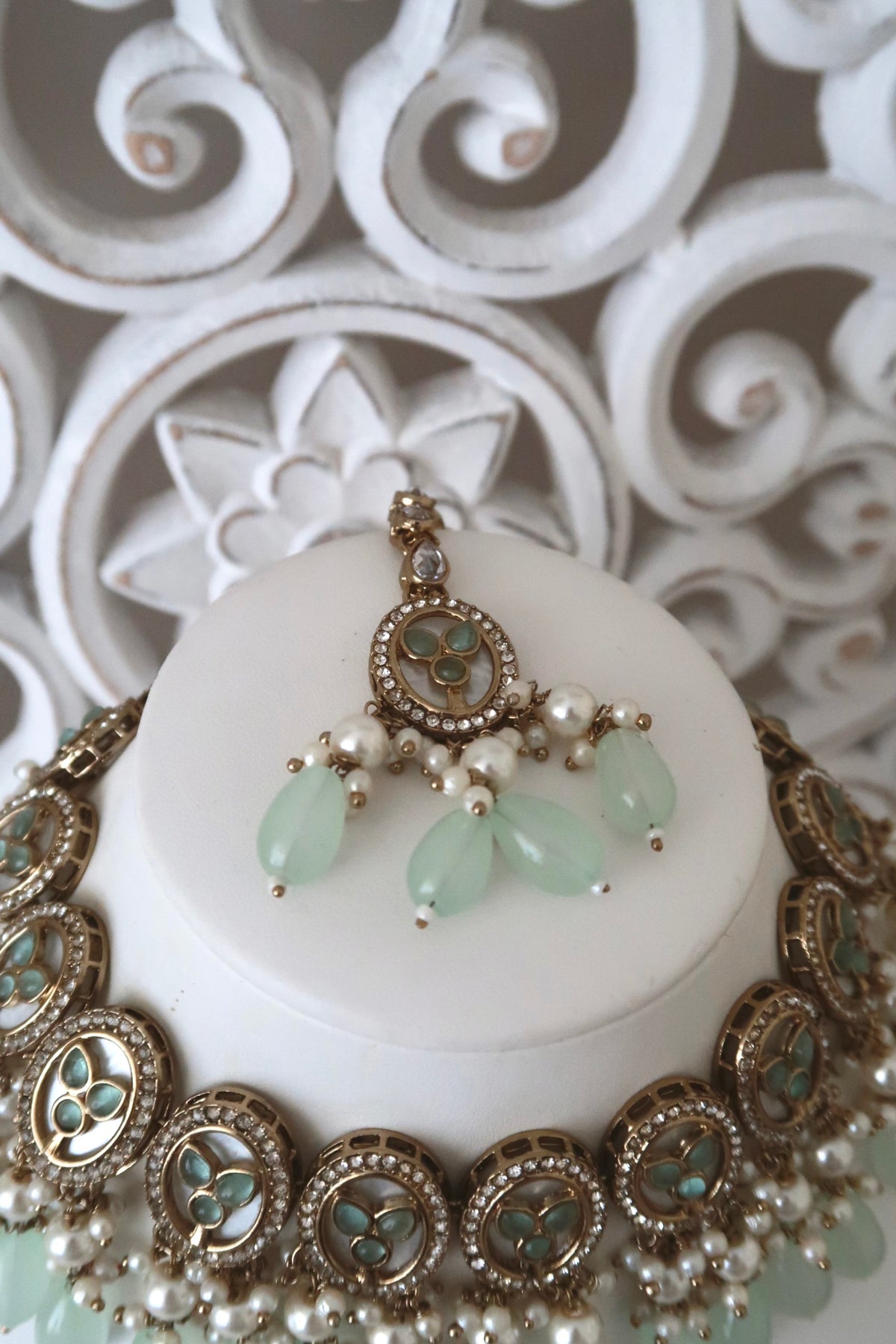 Sorelle Necklace Set (Mint)