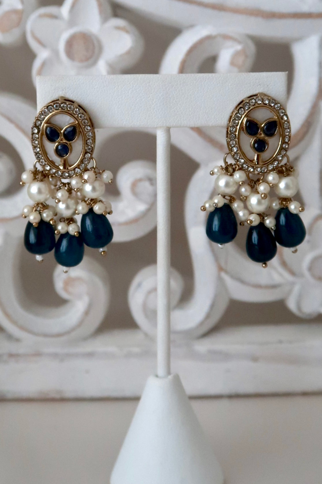 Sorelle Necklace Set (Navy)