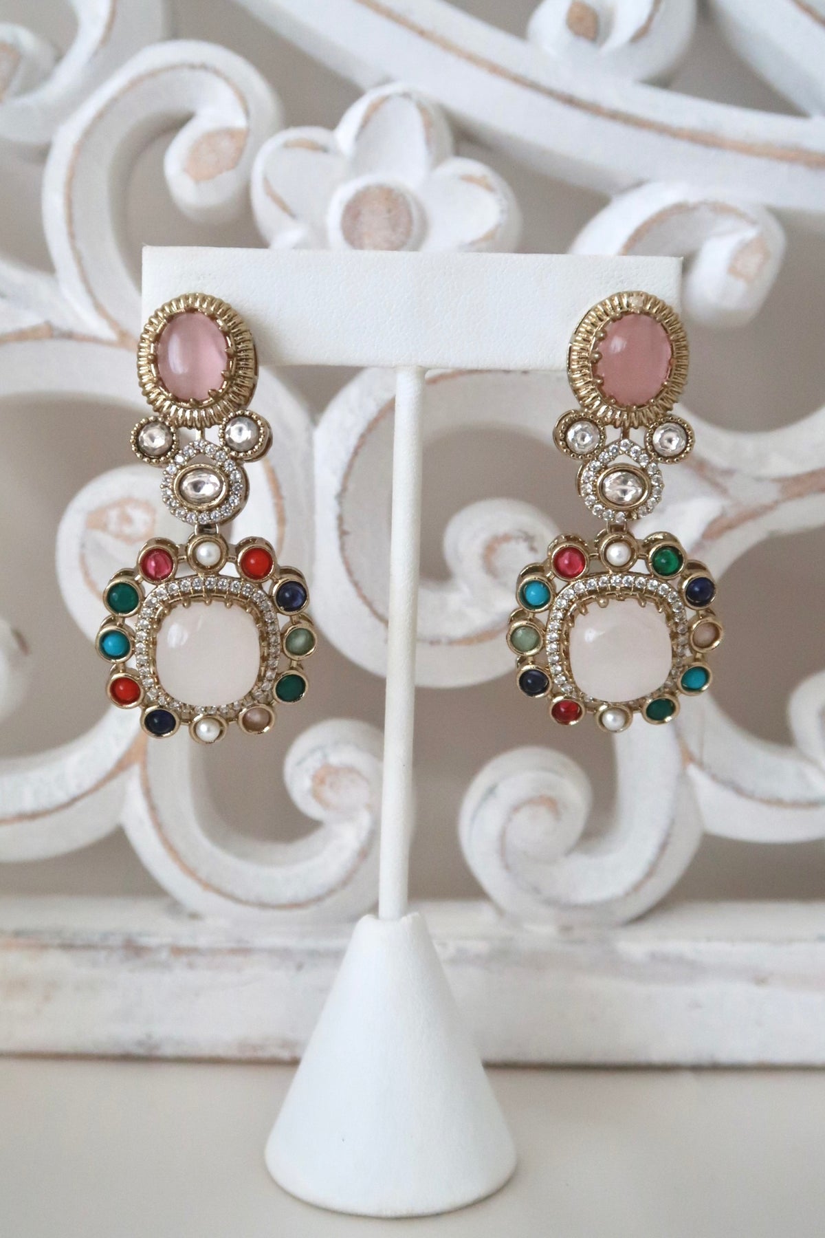 Isvara Choker Set (Baby Pink)