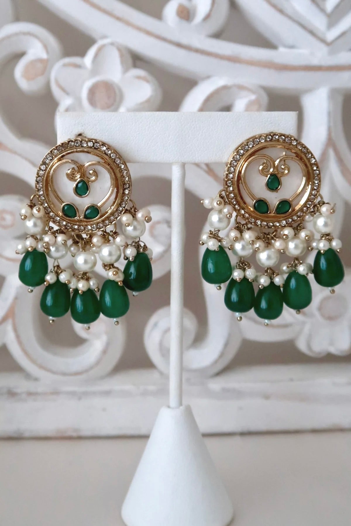Zariya Necklace Set (Emerald)