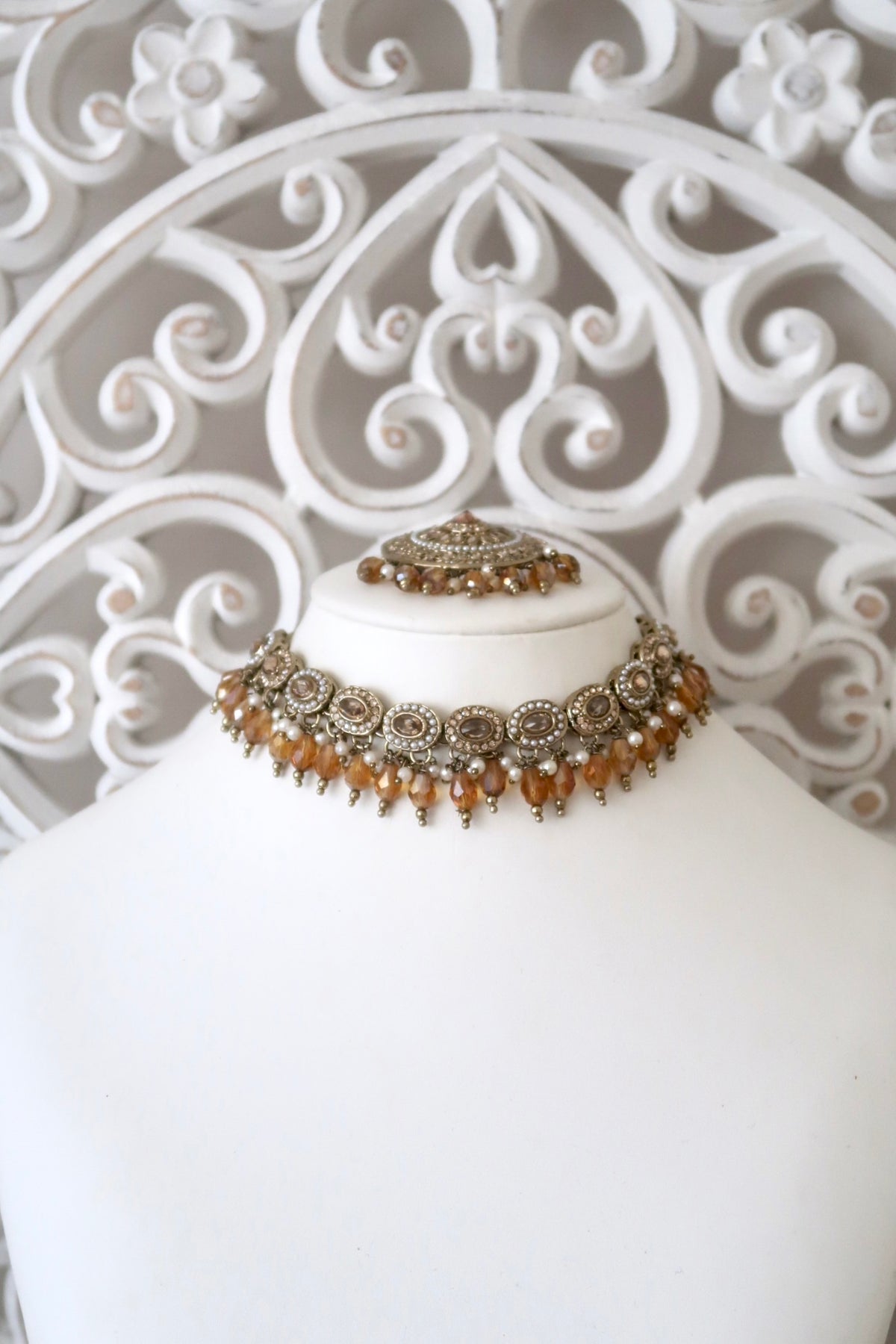 Zayra Choker Set (Bronze)