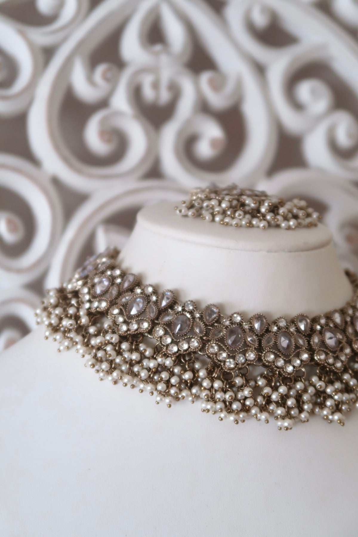 Yana Bridal Set (Gold/Clear)