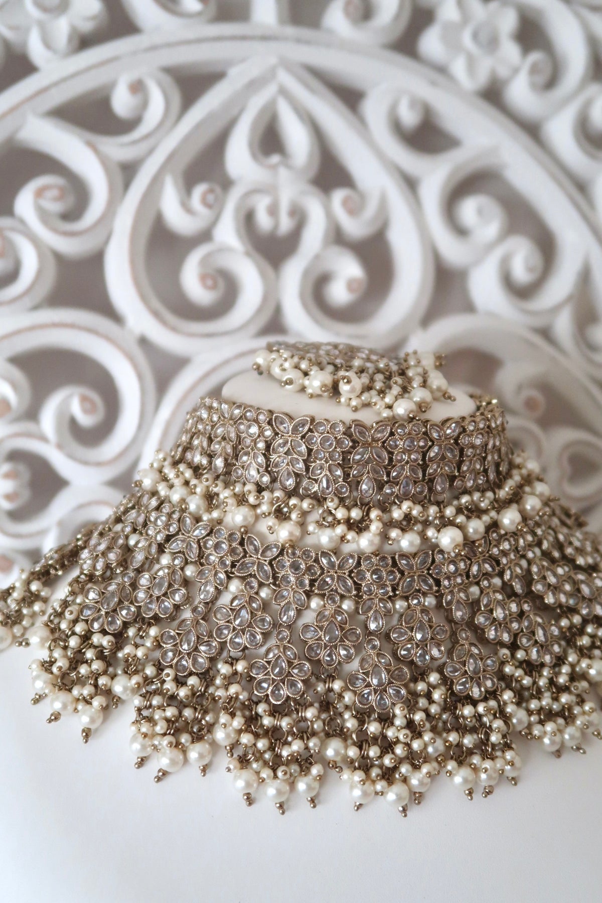 Zivara Bridal Set (Gold/Clear)