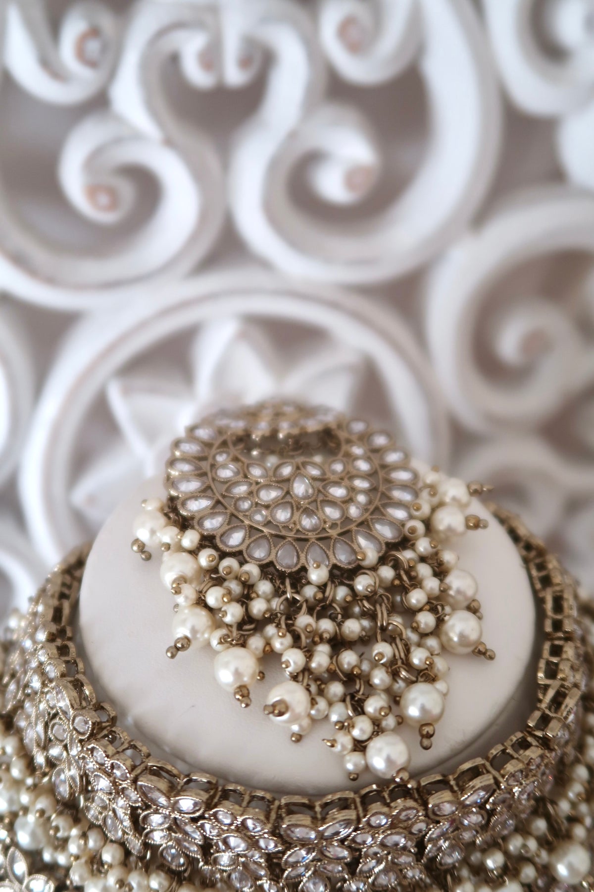 Zivara Bridal Set (Gold/Clear)