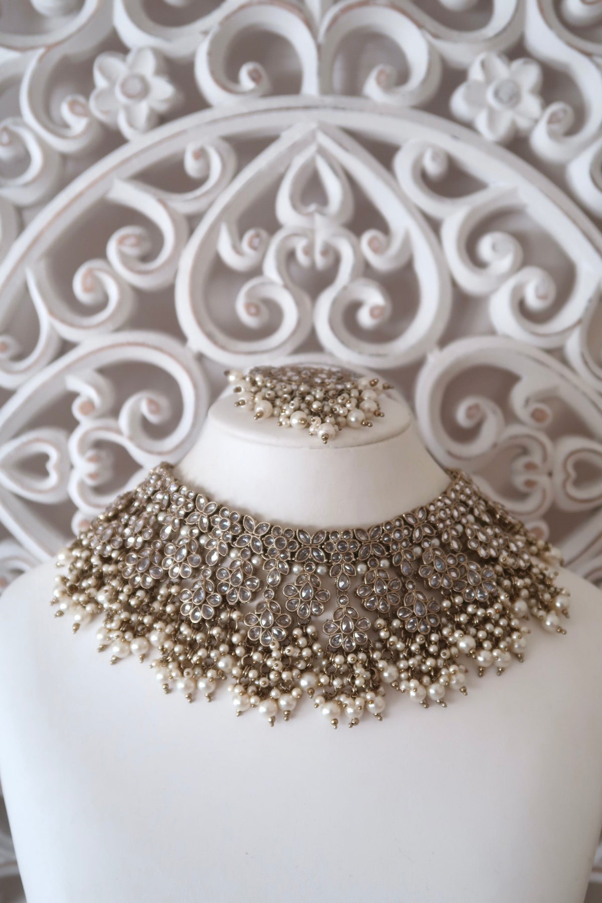 Zivara Bridal Set (Gold/Clear)