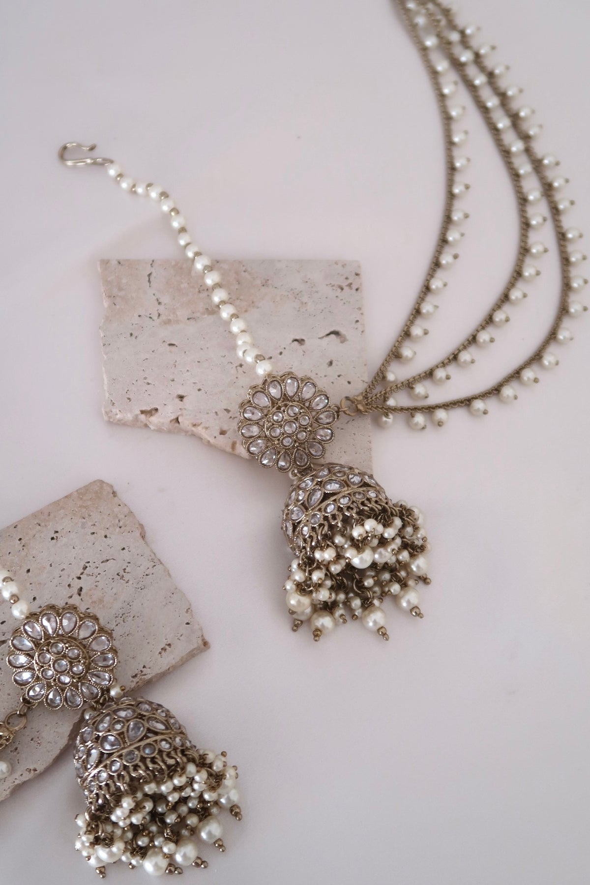 Zivara Bridal Set (Gold/Clear)