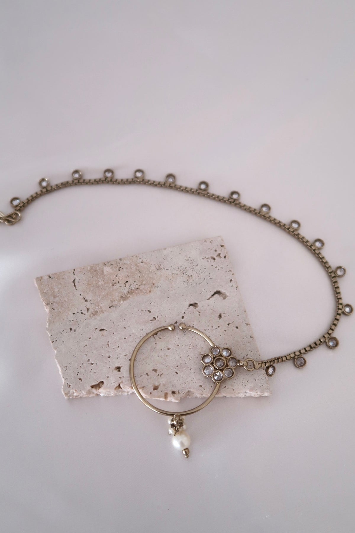 Zivara Bridal Set (Gold/Clear)