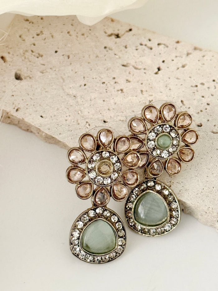 Anika Earrings (Light Blue)