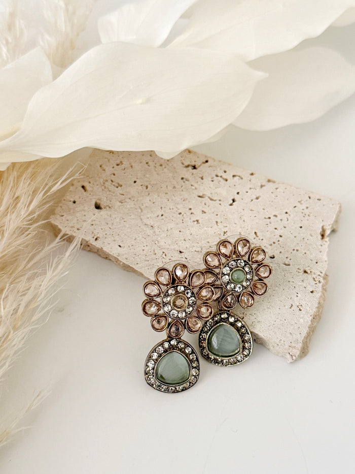 Anika Earrings (Light Blue)