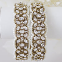 Roya Bangles (Clear/Gold)