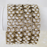 Yaseera Bangles (Clear/Gold)