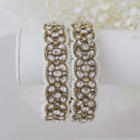 Roya Bangles (Clear/Gold)