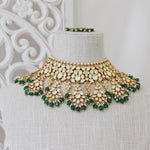 Aradhya Kundan Bridal Set (Emerald)