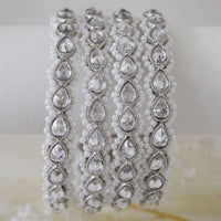 Rahea Bangles (Silver)