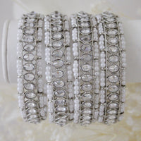 Shahnaz Bangles (Silver)