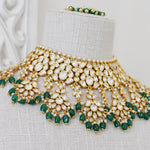 Aradhya Kundan Bridal Set (Emerald)