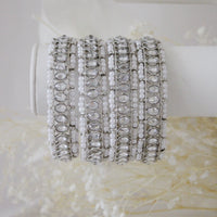 Shahnaz Bangles (Silver)