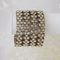 Yaseera Bangles (Clear/Gold)